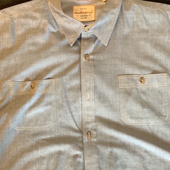 Weatherproof Vintage short sleeve buttoned collared shirt - Men’s size 2XL Used - Picture 3 of 8